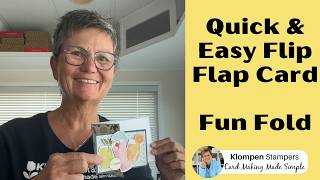Easy Fun Fold Card Tutorial | Flip Flap Card with Cheers & Sips