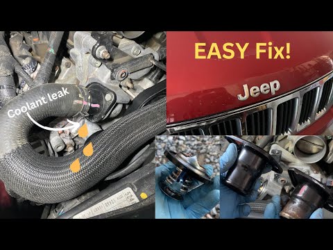 Jeep Grand Cherokee  (5.7) Thermostat and Thermostat Housing Replacement | Jeep WK2 Coolant Leak