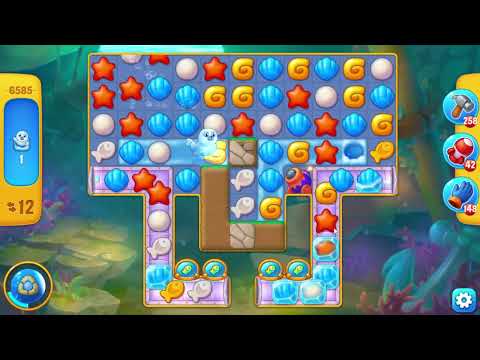 Fishdom 6585 Level - 15 moves - NO BooSTERS