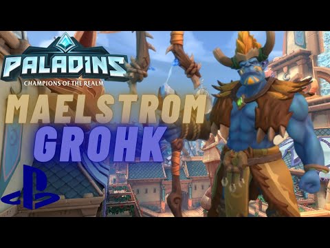 Paladins Maelstrom Grohk Talent l Hybrid Character l Casual PS4 Gameplay