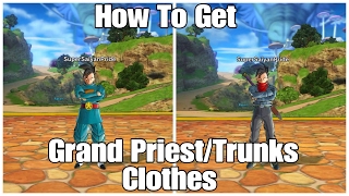 DRAGON BALL XENOVERSE 2 How To Get Grand Priest/Trunks(Super) Clothes