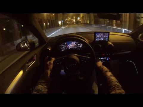 Audi A3 2.0TDI S-Line 2017 - Night Testdrive [POV]