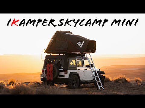 Field Testing the New iKamper SKYCAMP MINI - Living out of a Jeep Wrangler - Roof Top Tent Review