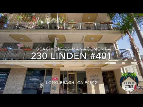 1 BEDROOM CONDO FOR RENT | 230 Linden #401 Long Beach, CA 90802