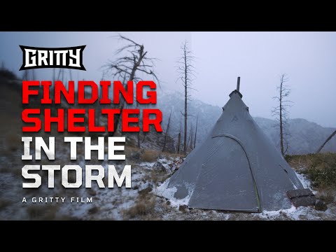 SHELTER IN THE STORM | 🎬 GRITTY FILM 4K | BACKPACKING & GEAR TESTING
