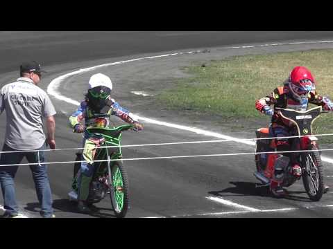 Mini żużel I runda DMP 8-125cm Wawrów 15-07-2018 Bieg 2