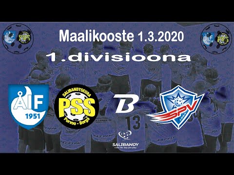 Maalikooste ÅIF/PSS - SPV (B-pojat 1.divisioona 1.3.2019)