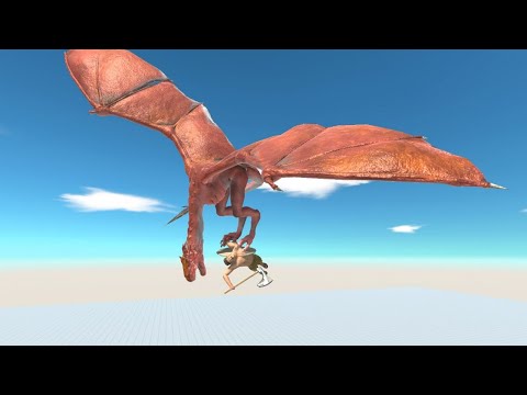 NEW FLYING UNIT WYVERN on Brick Castle vs ALL UNITS Animal Revolt Battle Simulator