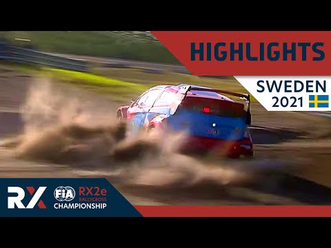 世界ラリークロス 第2戦スウェーデン（ホーリエス）2021年 RX2eクラスの決勝ファイナルのハイライト動画