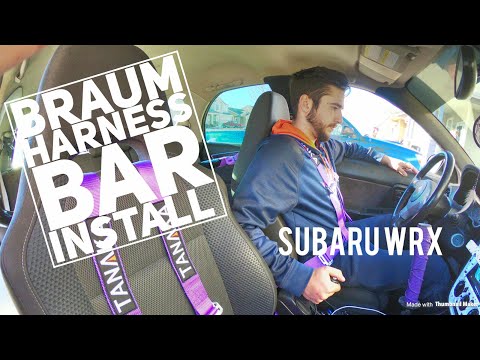 Braum Harness Bar Install in Subaru WRX