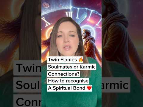 Twin Flames 🔥? How to recognise spiritual connection in astrology #twinflame #soulmate #shorts