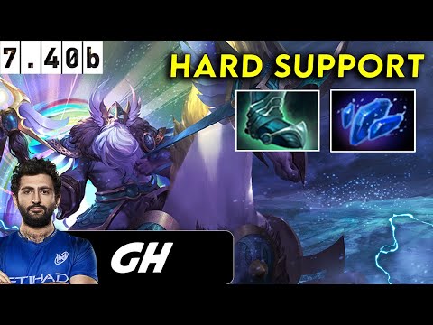 GH Keeper Of The Light Hard Support - Dota 2 Patch 7.40b Pro Player Gameplay