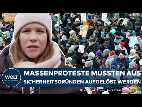 MASSENPROTESTE GEGEN RECHTS: Landesweit widersetzen sich Zehntausende gegen Rechtsextremismus