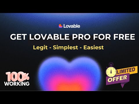 Get Lovable Dev PRO for FREE Without Spending a Dime