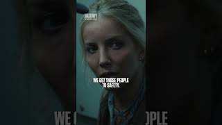 Jason Statham and Annabelle Wallis on a MF boat