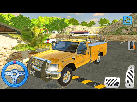 Real Mini Fire Truck Driving Games 2021 - Emergency Rescue Team Beach#1 - Android Gameplay