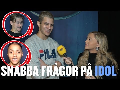 Snabba frågor med Idolerna