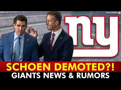 🚨Giants & John Harbaugh DEMOTED Joe Schoen?!? New York Giants News