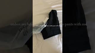 unbox my lululemon dance studio pants with me