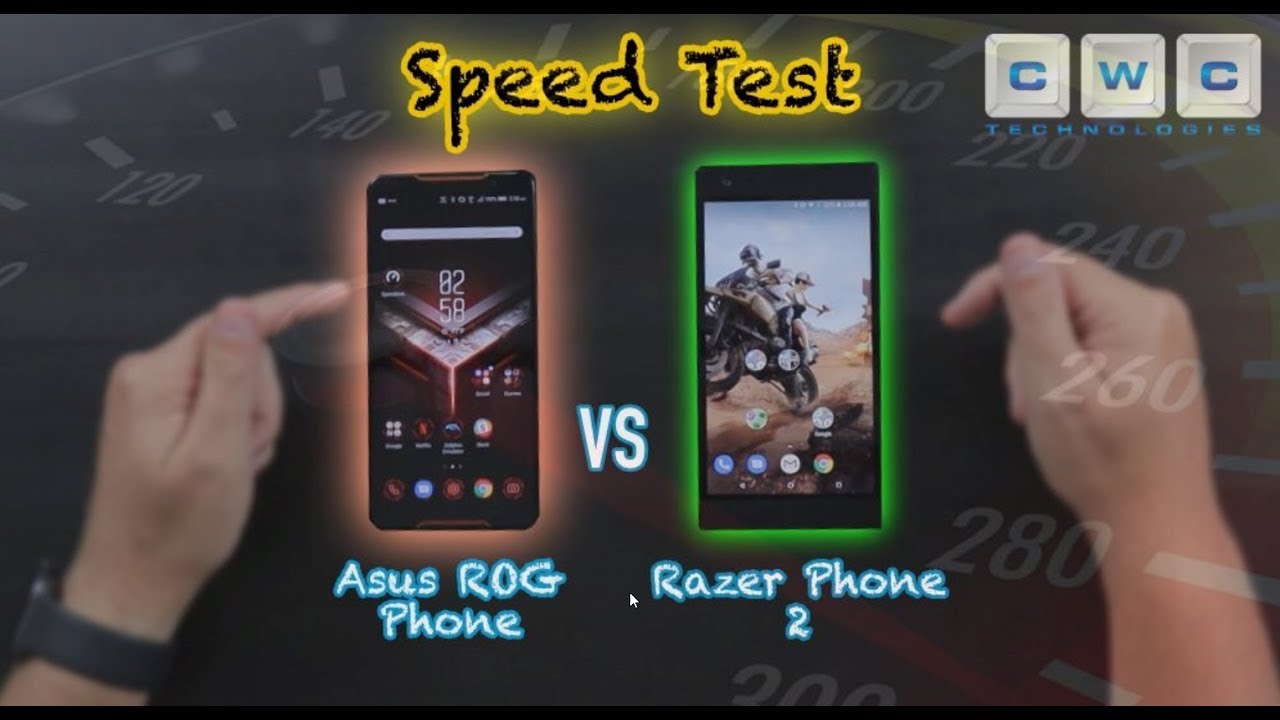 Razer Phone 2 VS ROG Phone Speed Test