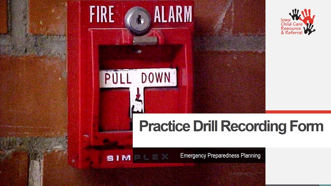 EP - Record of Emergency Practice Drills