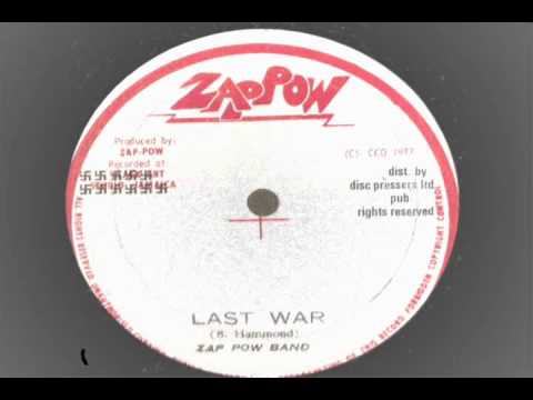 Zap Pow - Last War - 12inch -Zappow records  roots reggae 1977