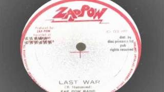 Zap Pow - Last War - 12inch -Zappow records  roots reggae 1977