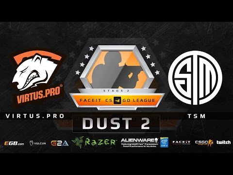 Virtus.pro vs TSM - Dust 2 (FACEIT League 2015 Stage 2 EU)