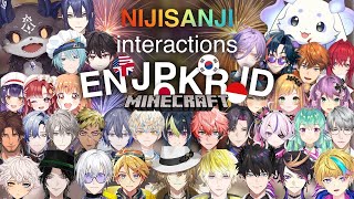 Nijisanji EN, JP, KR, ID awkward & funny interactions in Minecraft Summer Festival 2025🎉  #にじ鯖夏祭り