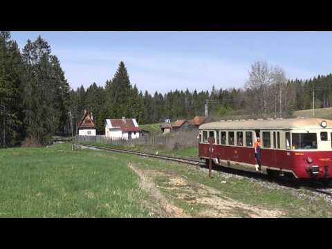 BR 820 Brezno- Tisovec, 498 104 nach Zvolen, Schnellzug BR 754, ZSR, BR 742