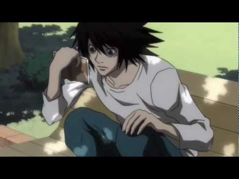 Death Note - L Funny Moment: \Oh! Yagami-kun!... Hello.\ [HD]