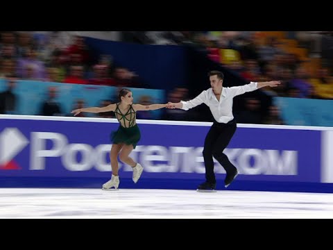 Алена Косторная - Георгий Куница. Пары. Короткая программа. Контрольные прокаты сборной России 2023