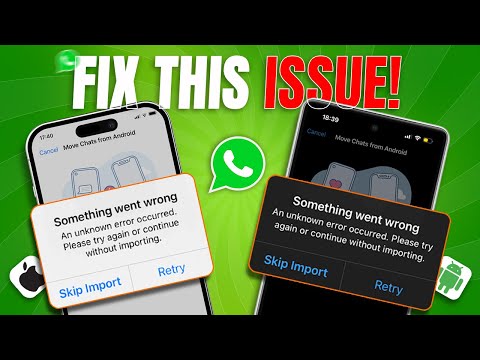 How to Fix "Something Went Wrong" on WhatsApp During Chat Transfer from Android to iPhone