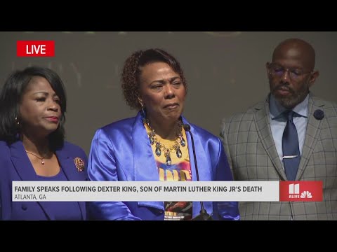 Family speaks following Dexter King, son of Martin Luther King Jr.'s death