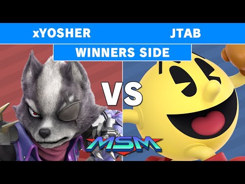 MSM 224 - xYosher (Wolf) Vs NXT | Jtab (Pacman) Winners Pools - Smash Ultimate