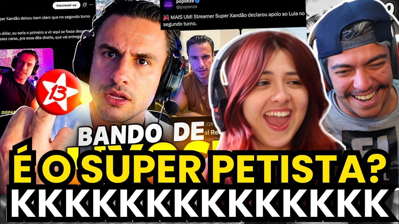 🔥 SUPER XANDÃO VIRA ASSUNTO DO MOMENTO no X APÓS PÁGINAS DIZEREM QUE ELE VOTARÁ EM LULA no 2º TURNO