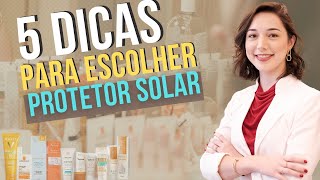 Como escolher PROTETOR SOLAR PARA O ROSTO | Dermatologista Dra. Marina Hayashida
