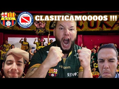 Argentinos Juniors 0 vs Barcelona SC 1 PENALTY REACTION