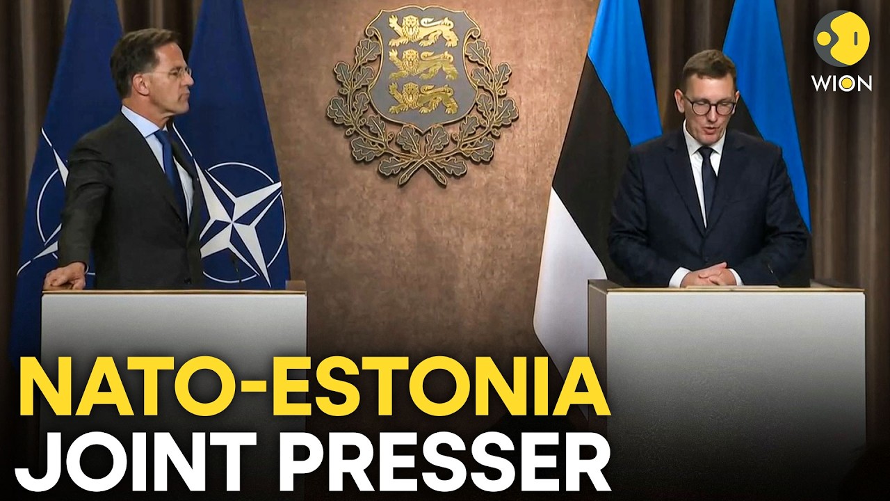 LIVE: NATO Secretary General Mark Rutte And Prime Minister Kristen Michal Hold Press Conference