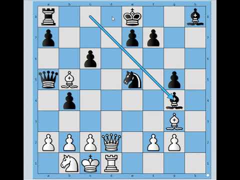 Pokušaj odvlačenja branioca u šahu ♧  HEBDEN vs FELECAN ♧ Pirčeva odbrana # 1519