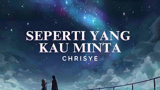 Chrisye - Seperti Yang Kau Minta (Lyric Video)