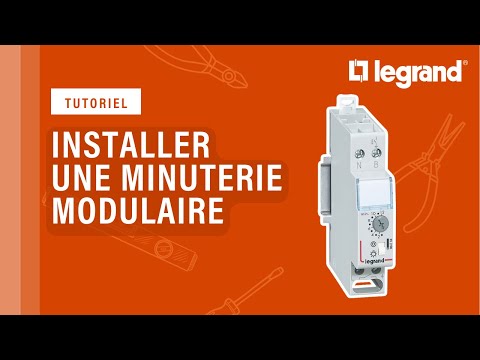 Comment installer une minuterie modulaire Legrand dans le tableau électrique ?