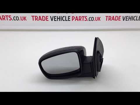 Fits Hyundai I10 2008-2011 Door Wing Mirror Electric Black Passenger Side video