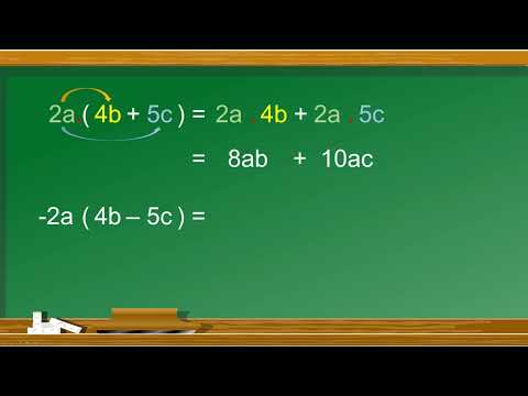 Calcul littéral - Distributivité simple - 1ère secondaire