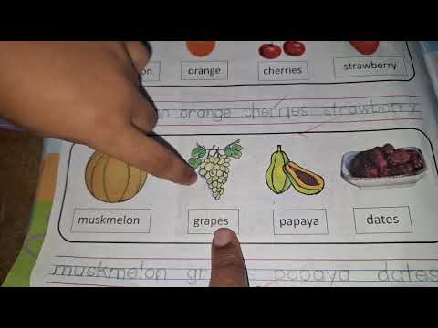 Identifying Fruits Name #anwithachiranjeevi