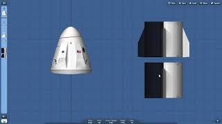 how to make Skyride space's dragon capsule