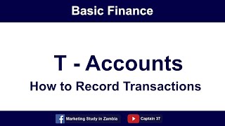 How to Record Transactions in T-Accounts