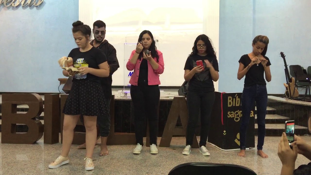 PEÇA TEATRAL DOS ADOLESCENTES (pantomima da bíblia)