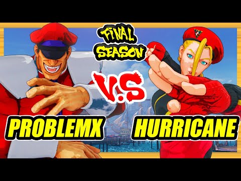 SFV CE 🔥 ProblemX (M. Bison) vs Hurricane (Cammy) 🔥 Ranked Set 🔥 Street Fighter 5