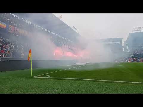 Sparta - Pardubice 3. kolo I. ligy 2023/24 Letná - pyro